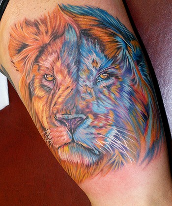 Tattoos - Cecil Porter - lion